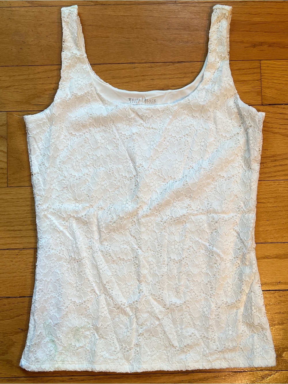 Cottagecore White Lace Tank Top